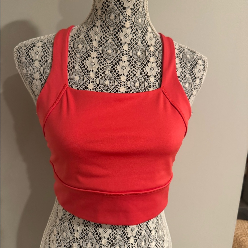 Free People Red Crop Top